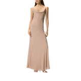 Abito donna  slipdress lungo con strass