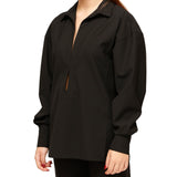 Blusa donna in fresco lana