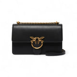 Borsa a tracolla media Love Bag in pelle liscia