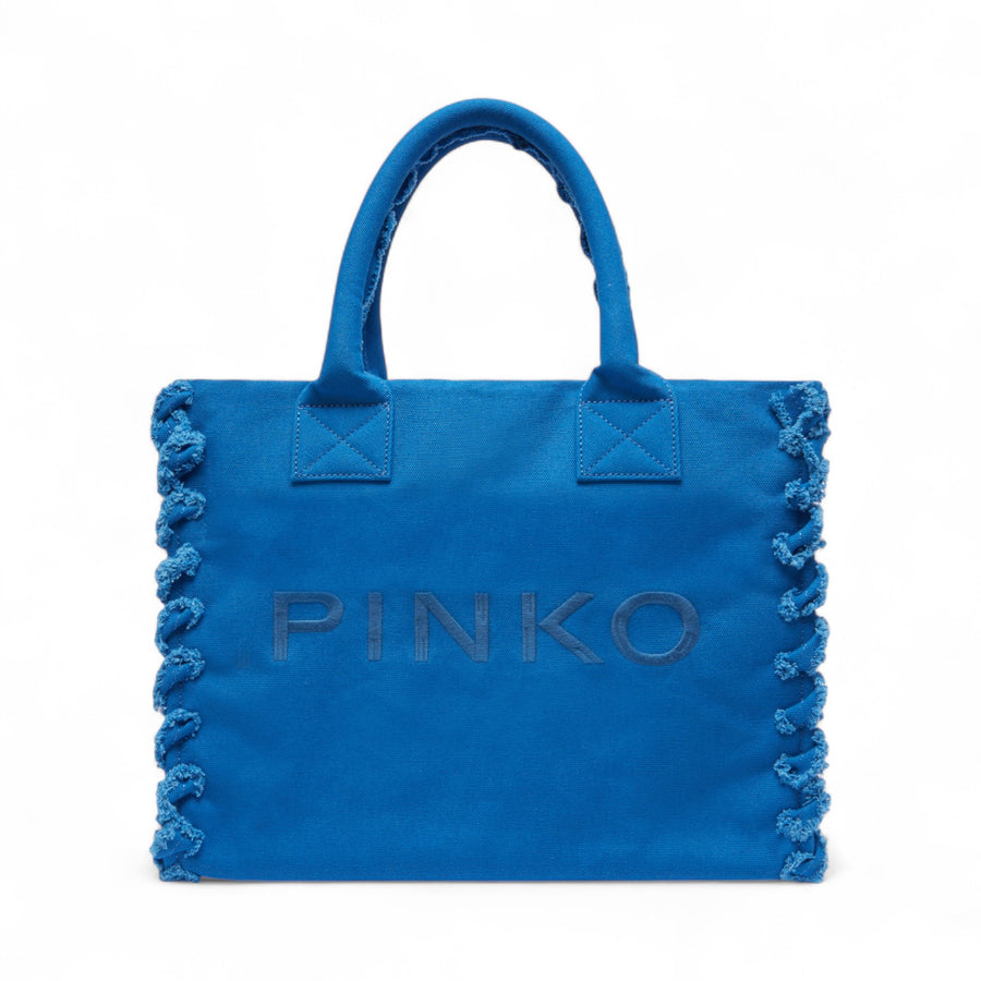 Borsa donna a mano media Beach Shopper in canvas riciclato