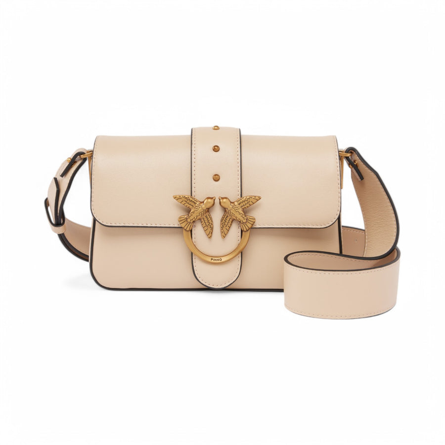 Borsa donna a spalla morbida Mini Love Bag in pelle