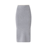 Gonna donna a tubino in maglia