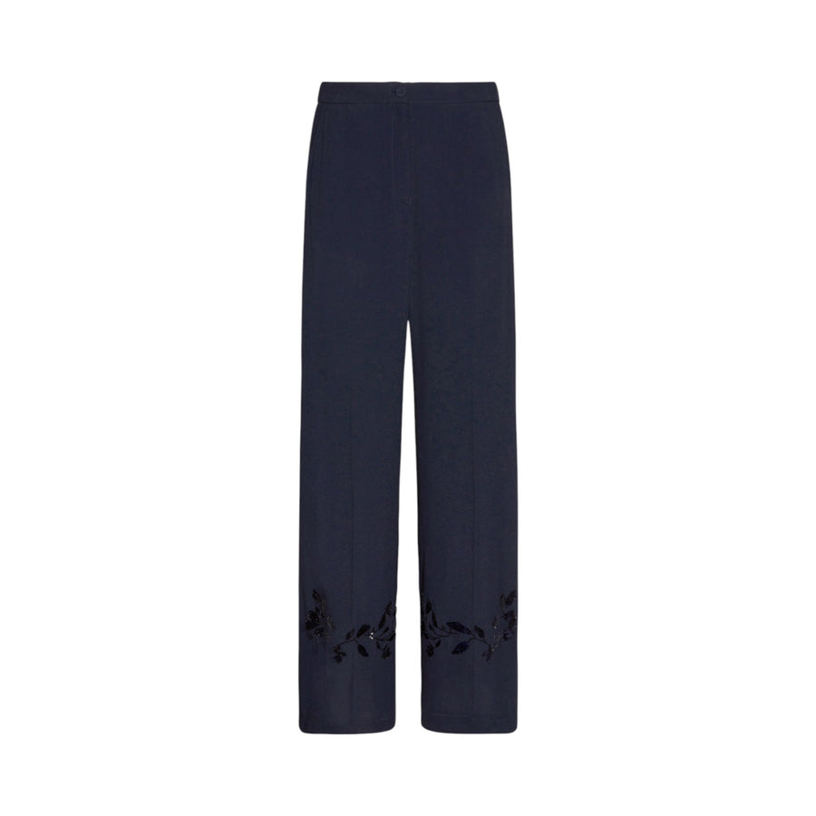Pantaloni donna ricamati