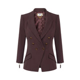 Giacca donna in doppio crêpe