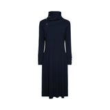 Abito donna in tricot con bottoni