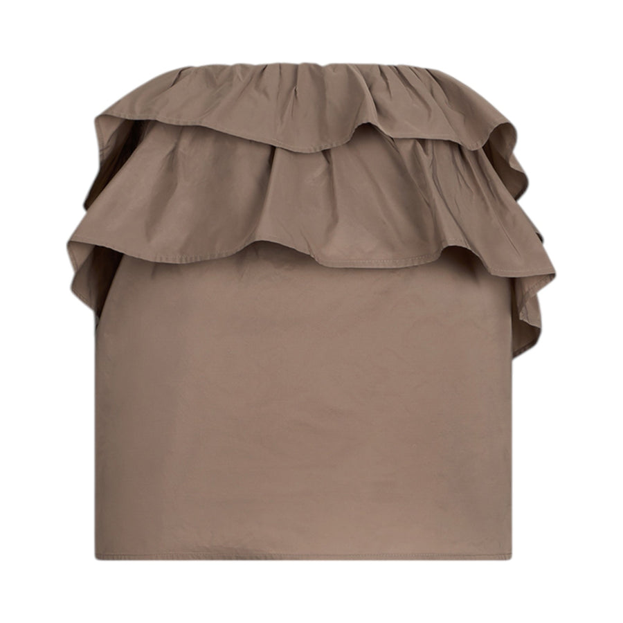 Top donna in taffetà