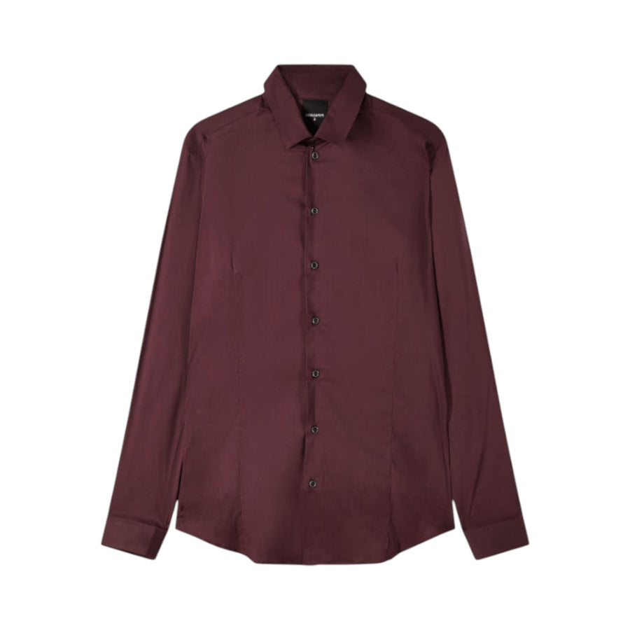 Camicia uomo slim fit "ESSENTIAL" in popeline