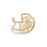 Bracciale donna in metallo dorato