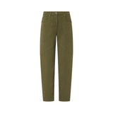 Pantaloni donna baggy in gabardine