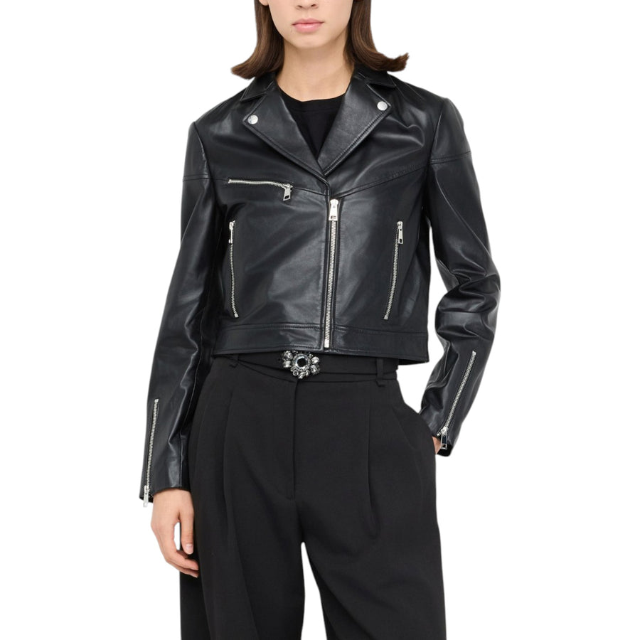 Chiodo donna in pelle