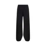 Pantaloni donna jogging in lana