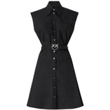 Chemisier donna con cintura Love Birds