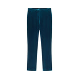 Pantaloni donna in velluto stretch