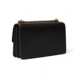 Borsa a tracolla media Love Bag in pelle liscia