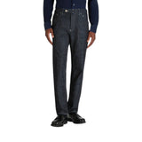 Pantalone uomo sartoriale slim fit in denim stretch