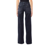 Jeans donna straight fit con cintura