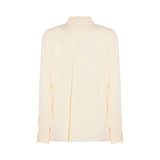 Camicia donna wide fit in crepe de chine e seta e acetato