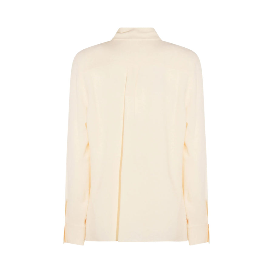 Camicia donna wide fit in crepe de chine e seta e acetato