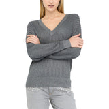 Maglia donna con scollo a V