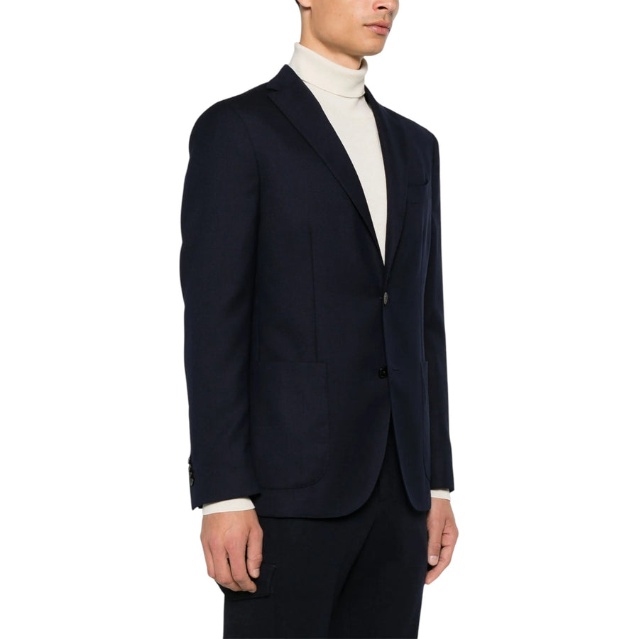 K-Jacket uomo in lana leggera a nido d'ape