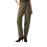 Pantaloni donna baggy in gabardine