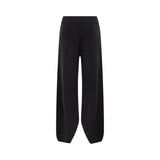 Pantaloni donna jogging in lana