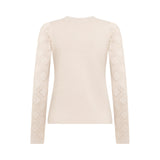 Cardigan donna e top con strass