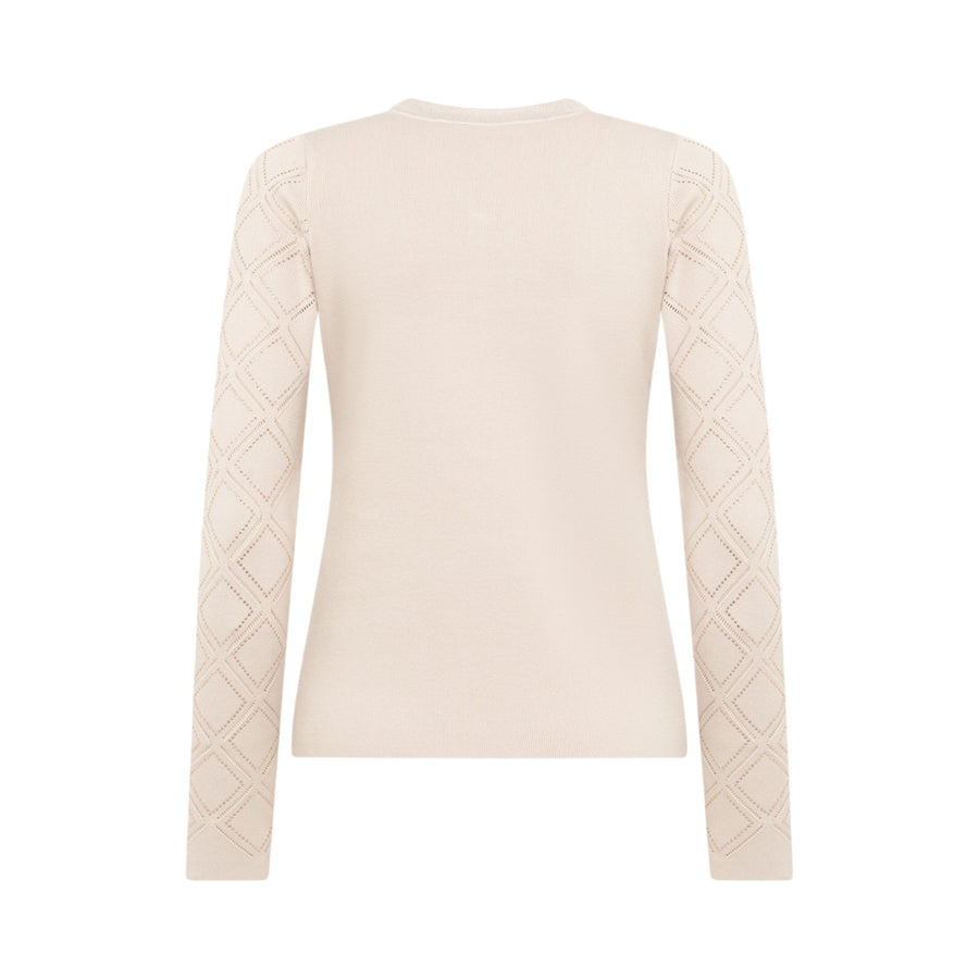 Cardigan donna e top con strass