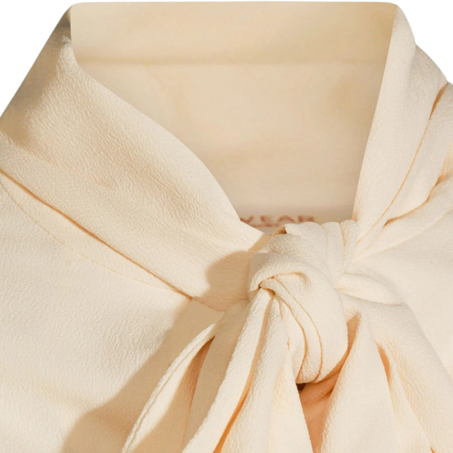 Camicia donna wide fit in crepe de chine e seta e acetato