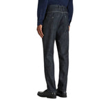 Pantalone uomo sartoriale slim fit in denim stretch