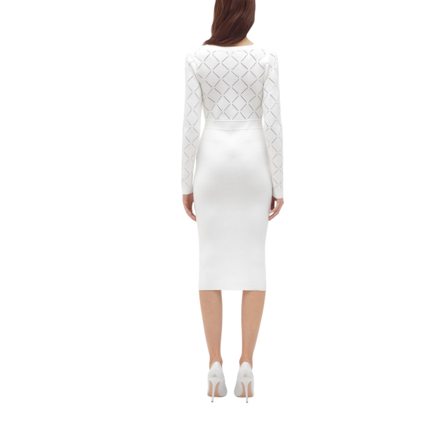 Abito donna in maglia a tubino con strass