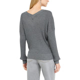 Maglia donna con scollo a V