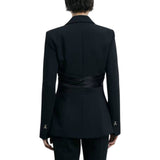 Blazer donna con drappeggio