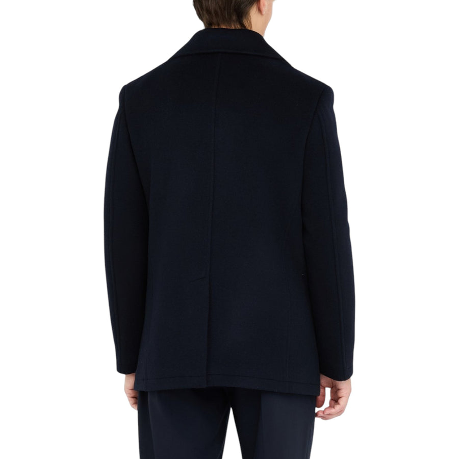 Peacoat uomo in lana e cashmere