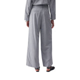 Pantaloni donna palazzo gessati