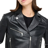 Chiodo donna in pelle