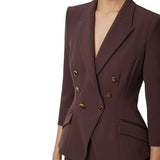 Giacca donna in doppio crêpe