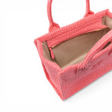 Borsa shopper piccola Beach in rafia con logo Love Birds