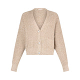 Cardigan donna con bottoni gioiello