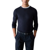 Maglia uomo stonewash in lana merino