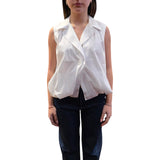 Camicia donna senza maniche