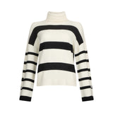 Dolcevita  donna 100% lana con bottoni gioiello