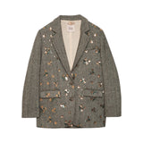 Giacca donna con dettagli strass