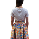 T-shirt donna con ricamo