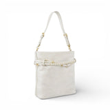 Borsa a spalla media Bucket Belt Bag in pelle