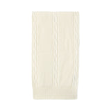 Sciarpa donna in maglia a trecce