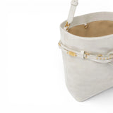 Borsa a spalla media Bucket Belt Bag in pelle