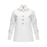 Camicetta donna a collo alto