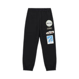 Pantaloni donna patch fake