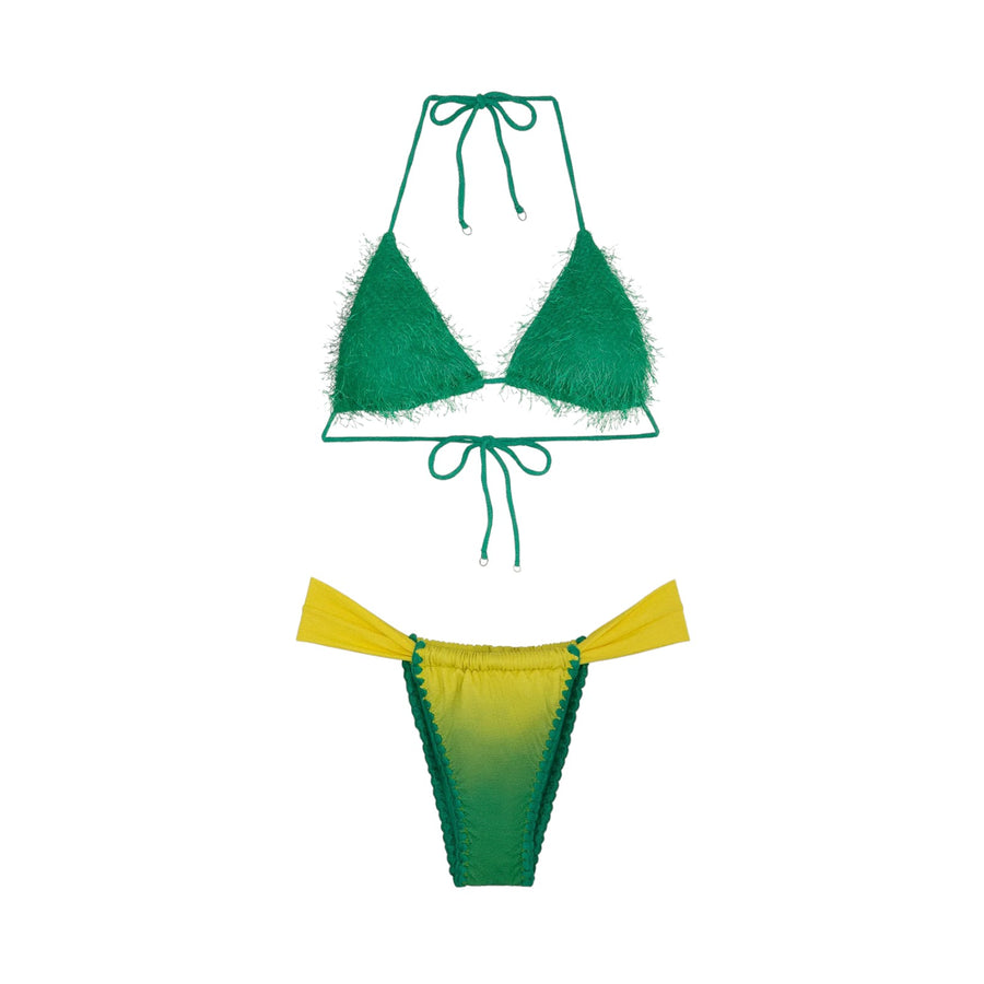 Bikini triangolo e slip brasiliano fisso visionary dose donna